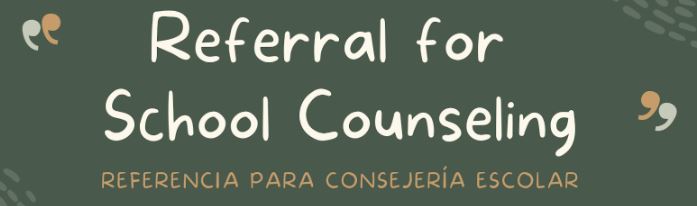 Referral for Counseling